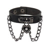 Punk Rock Studded Bracelet Set Spiked Leather Cuff Bracelet for Men Women 80s Wristband Emo Bracelet Adjustable - Image 2