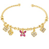 Candy Color Charm Bracelet with Adjustable Open Bangle - Image 21