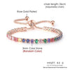 Adjustable Tennis Bracelet For Women Iced Out Zircon Couple Bracelet On Hand Gift To Friends Wedding Jewelry - Image 16