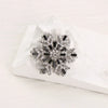 Delicate Snowflake Brooch Beautiful Christmas Corsage Blazer Blazer Pinned Down Shawl Fixed Badge - Image 2