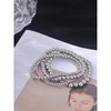 3/4/5/6 MM Stainless Steel Beads Daily Handmade Elastic Bracelet Bangle Wrist Gold Color Jewelry Men - Image 5