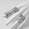 1PC Stainless Steel Thumb Rings Ladies Mens Toe Rings Adjustable Open Band Simple Womens Ring - Image 2