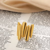 Vintage Stainless Steel Rings for Women Punk Chunky Irregular Smooth Adjustable Open Ring Jewelry Weddings Gifts - Image 2