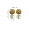 Minimalist Simple Small Round Pearls Earrings Ears Clip White simulation Pearls Clip on Earrings No Piercing For Women Lady - Image 2