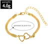 Metal Adjustable Double Heart Bracelet for Women Men Mesh Chain Link Bracelet Jewelry Anniversary Birthday Lovely Gift - Image 6