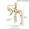 2pcs/lot Hebrew Life Love Star Colorful Shell Charm Pendant, Gold Plated Jewelry Necklace Bracelet Accessories - Image 5