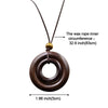 Retro Wooden Collar Decoration Female Jewelry Neck Accessories Clothing Pendant Necklace Sweater Necklace Sweater Chain - Image 6