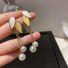 Korean Arrival Metal Fresh Lovely Sweet Grey Leaf Stud Earrings for Women Jewelry Gifts - Image 13