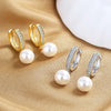 Pearl Earrings Freshwater Pearl Silver Earrings Pearl Jewelry For Wamen Wedding Gift - Image 2