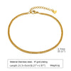 Layered Link Chain Anklets Bracelet for Women, Gold Plated Foot Leg Anklets Summer Boho Beach Jewelry Adjustable - Image 12