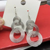 European Statement Round Drop Earrings for Women Party Metal Wire Wrapping Circle Dangle Earrings Vintage Long Geometry Jewelry - Image 4