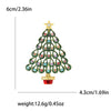 Christmas Rhinestone Christmas Tree Brooches for Women Unisex Enamel Botanical Pin Office Party Friend Gifts Jewelry Accessories - Image 14