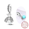 Silver Charm Beads Glowing Luminous Firefly Butterfly Pendant for Bracelet Charm Jewelry - Image 9