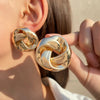 Spiral Drop Earrings with Two Size Options - Image 1