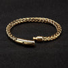 Locomotive Men Punk Rock Bicycle Chain Bracelet Gold Plated Stainless Steel Magnet Button Male Jewelry Gifts - Image 4