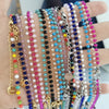 Virgin Mary Pendant Necklace with Colorful Beaded Stainless Steel Chain - Image 6