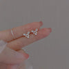 Mini Crystal Butterfly and Flower Stud Earrings in Multiple Designs - Image 33