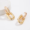 PuRui Ccb O Shape Link Chunky Drop Earrings for Women Removable Pendant Earrings Statement Jewelry Ladies Party - Image 4