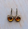 Bronze Dragonfly Drop Earrings with Multicolor Stone Accents - Image 7