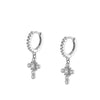 Small Hoop and Stud Earrings with Charm and Chain Styles - Image 20