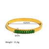 Punk Gold Color Bangles for Women Men Stainless Steel Metal Bracelets Bohemian Jewelry Accessories Gift - Image 26