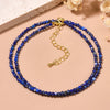 Bohemian Simple Design 2mm Stone Black Spinel Tiger Eye Lapis Faceted Beads Necklace for Men Women Wear Daily Jewelry - Image 9