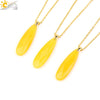Csja Water Drop Necklaces Crystal Pendant Stainless Steel Chain Necklace for Women Stone Amethyst Jewelry Gift - Image 22