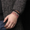 4mm Stone Bracelet Men Women Handmade Braided Adjustable Braclet Small Tiger Eyes Howlite Agates Beads Braslet - Image 6