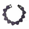 14mm Black Grey Bracelet Hip Hop Men Women Cuban Chain Bling Iced Out Rhinestones Paved Miami Necklace Jewelry - Image 14