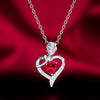 Elegant Style Heart shaped Pendant Necklace Hollow Design Mother's Day Gift Party Suitable for Friends Without Box - Image 4