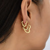 Simple Stainless Steel Geometric Heart Hoop Earrings for Women Small Circle Huggies Ear Buckle Punk Earring Minimalist Jewelry - Image 3