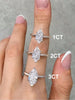 Silver Simple Classic Marquise Zircon Ring For Women Engagement Wedding Jewelry - Image 4