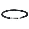 Sell Leather Bracelet for Men Stainless Steel Leather Bracelets Ladies Leather Braided Jewelry Charm Bangle - Image 7