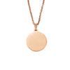 10Pcs 45cm 50cm 60cm Blank Round Disc Pendant Necklace Mirror Polish Stainless Steel Chain Necklace For Womens - Image 3