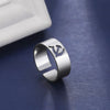 Ussr Symbol Hammer and Sickle Ring Stainless Steel Wide Open Signet Ring for Women Vintage Jewelry Party Gift - Image 7