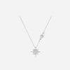 Silver Zircon Star Pendant Choker Necklace For Women Classic Jewelry Light Advanced Accessories - Image 7