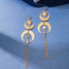 Bohemian Style Personalities Originality Moon and Sun Pendant Earrings Crescent Tassel Pendants Party Jewelry Gifts for Girl - Image 2