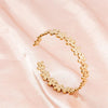 Hollow Love Heart Leaf Open Adjustable Bangle Bracelets For Women Men Accessories Snake Wrist Jewelry Stainless Steel Bracelet - Image 17