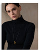 Stainless Steel Water Drop Agate Stone Pendant PU Leather Necklace for Women Statement Jewelry Accessories - Image 9