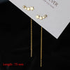 Simple Style Box Chain Tassel Drop Earrings For Women Long Dangle Earring Piercing Line Accessories Thin Mini Ear Jewelry - Image 25