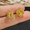 Gold Plated Bohemia Bride Earrings Dubai Jewelry for Women Wedding Valentine Anniversary Birthday Christmas Gift - Image 2