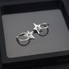 1Pc Vintage Hip Hop Punk Titanium steel No Piercing Earrings For Women Men Star Pendient Ear Earrings Jewelry - Image 4