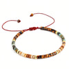 Spring Jewellery Tiger's Eye African Pine Nature Stone Bransoletka for Beach Scene Anklet Adjustable Rope 3.8 - Image 7