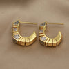 Design Crystal Beads Stud Earrings for Women Jewelry Metal Zirconia Delicate Earrings - Image 4