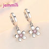 Women Bridal Jewelry Sets Silver Zircon Austrian Crystal Necklace Pendent/Earring/Chain/Bracelet - Image 3