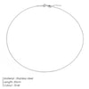 Long Layered Pendant Necklace Stainless Steel Necklace Chocker Necklaces for Women Jewelry - Image 10