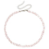 Multicolor Glass Bead Choker Necklace with Irregular Shapes - Image 23