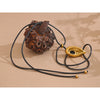 Stainless Steel Water Drop Agate Stone Pendant PU Leather Necklace for Women Statement Jewelry Accessories - Image 5