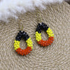 Small Earrings National Flag Colors Water Drop Earrings for Women Handmade Beads Crystal Earrings Gift Jewelry - Image 30