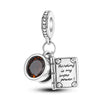 Silver Book Coffee Cup Charms Brown Enamel Beads Fit Bracelets Necklace Women Book Lover Jewelry Gift - Image 1